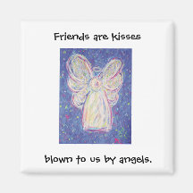 Starry Night Angel - Friends Magnet
