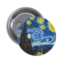 Starry Night Button