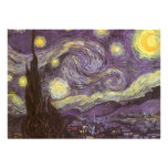 Starry Night by Vincent van Gogh Announcement
