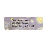 Starry Night by Vincent van Gogh Labels