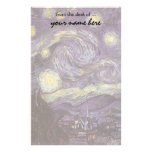 Starry Night by Vincent van Gogh Stationery Design