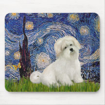 Starry Night - Coton de Tulear 7 Mouse Pads