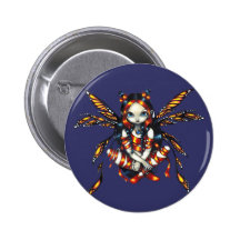 "Starry Night Fairy" Button
