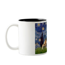 Starry Night - German Shepherd 13 Mugs