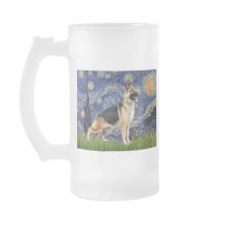 Starry Night - German Shepherd 13 Coffee Mugs