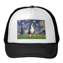Starry Night-Greater Swiss Mountain Dog Mesh Hats