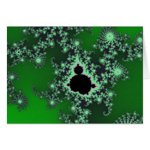 Starry Night, Green field Greeting Cards