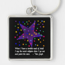 Starry Night Key Chain