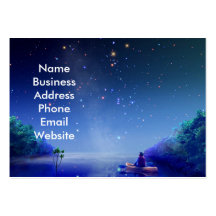 Starry Night on the River Business Card
