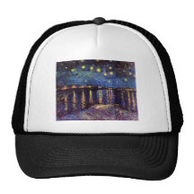 Starry night over the Rhone by Van Gogh Hats