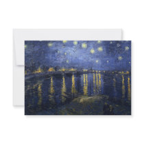 Starry Night Over the Rhone Invitation