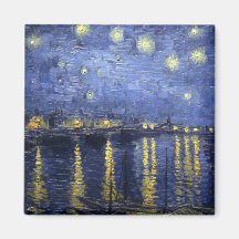 Starry Night Over The Rhone Magnet 3