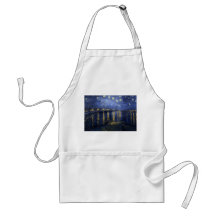 Starry Night Over the Rhone - Van Gogh (1888) Aprons