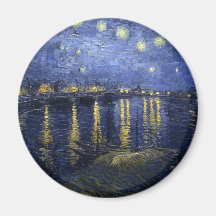 Starry Night Over the Rhone - Van Gogh (1888) Magnet