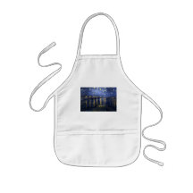 Starry Night Over The River Rhone Apron
