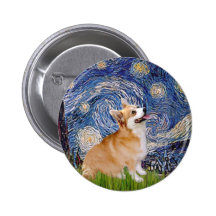 Starry Night - Pembroke Welsh Corgi 7b Pins