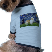 Starry Night - Puff Chinese Crested (cream) Pet Clothing