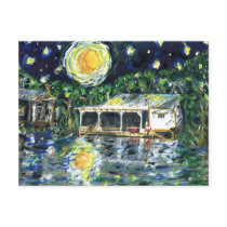 Starry Night River Camp Postcards