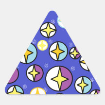 Starry Night Sky Orbs Stickers