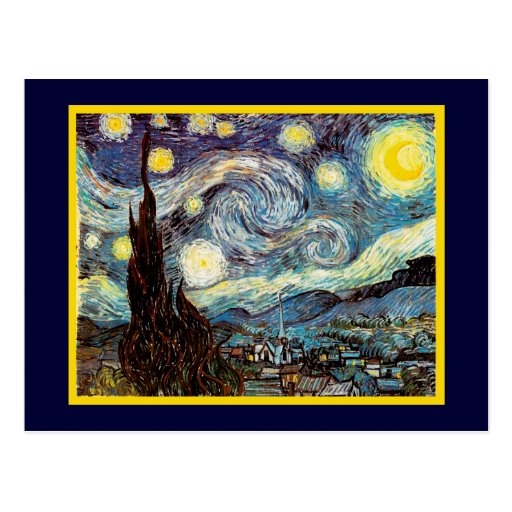 Starry Night Van Gogh Postcards