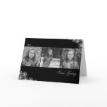 Starry Snowflakes Christmas/ Holiday Photo Cards