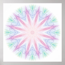 Starry Spiderweb Poster