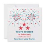 Stars and Fireworks Invite invitations