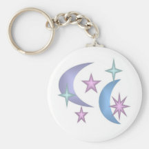 stars and moons  Keychain