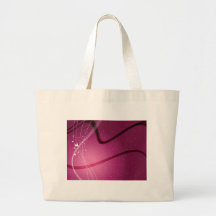 Stars and Purple Waves Tote Bags