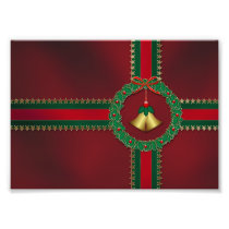 Stars and Stripes Christmas Photo Print