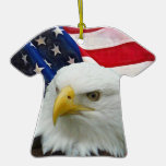 Stars and Stripes Old Glory American Flag Christmas Tree Ornaments
