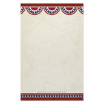 Stars and Stripes Patriotic Personal Stationery