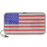 Stars and stripes polka dots speakers