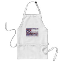 Stars and Strips Coloured Aprons