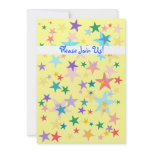 Stars Baby Shower Invitation