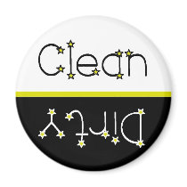 Stars Clean Dirty Dishwasher Magnet magnets