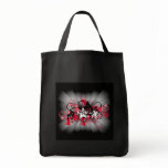 stars grunge composition tote bags
