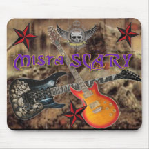 Stars Guitars in Skull City Mousepad