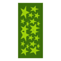 Stars of Colour Bookmark Customized Rack Card