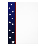 Stars on Blue Panel Invitation