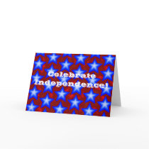 Stars Pattern Design Greeting Card