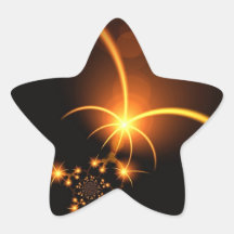 Stars Shining Digital Print Art Star Sticker