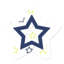 Stars Star Sticker