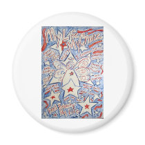 Stars & Stripes Angel Magnet