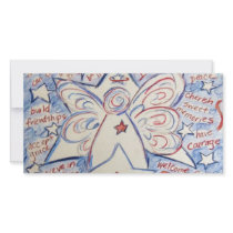 Stars & Stripes Angel Picture Card