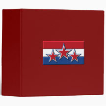 Stars & Stripes Avery Binder 2.8