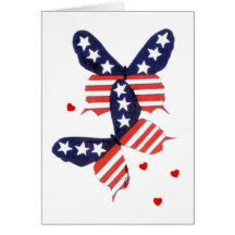Stars & Stripes Greeting Card