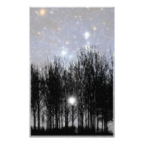 Starscape & Trees - Stationery stationery