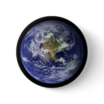Starship Earth Pinback Buttons