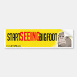 Start Seeing Bigfoot Bumper Stickers